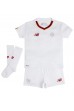 AS Roma Lorenzo Pellegrini #7 Babyklær Borte Fotballdrakt til barn 2022-23 Korte ermer (+ Korte bukser)
